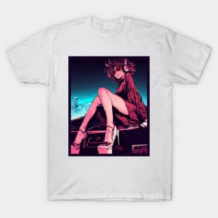 Anime Futuristic Girl T-Shirt